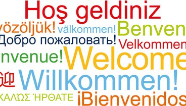 Willkommen auf verschiedenen Sprachen Willkommen auf verschiedenen Sprachen
