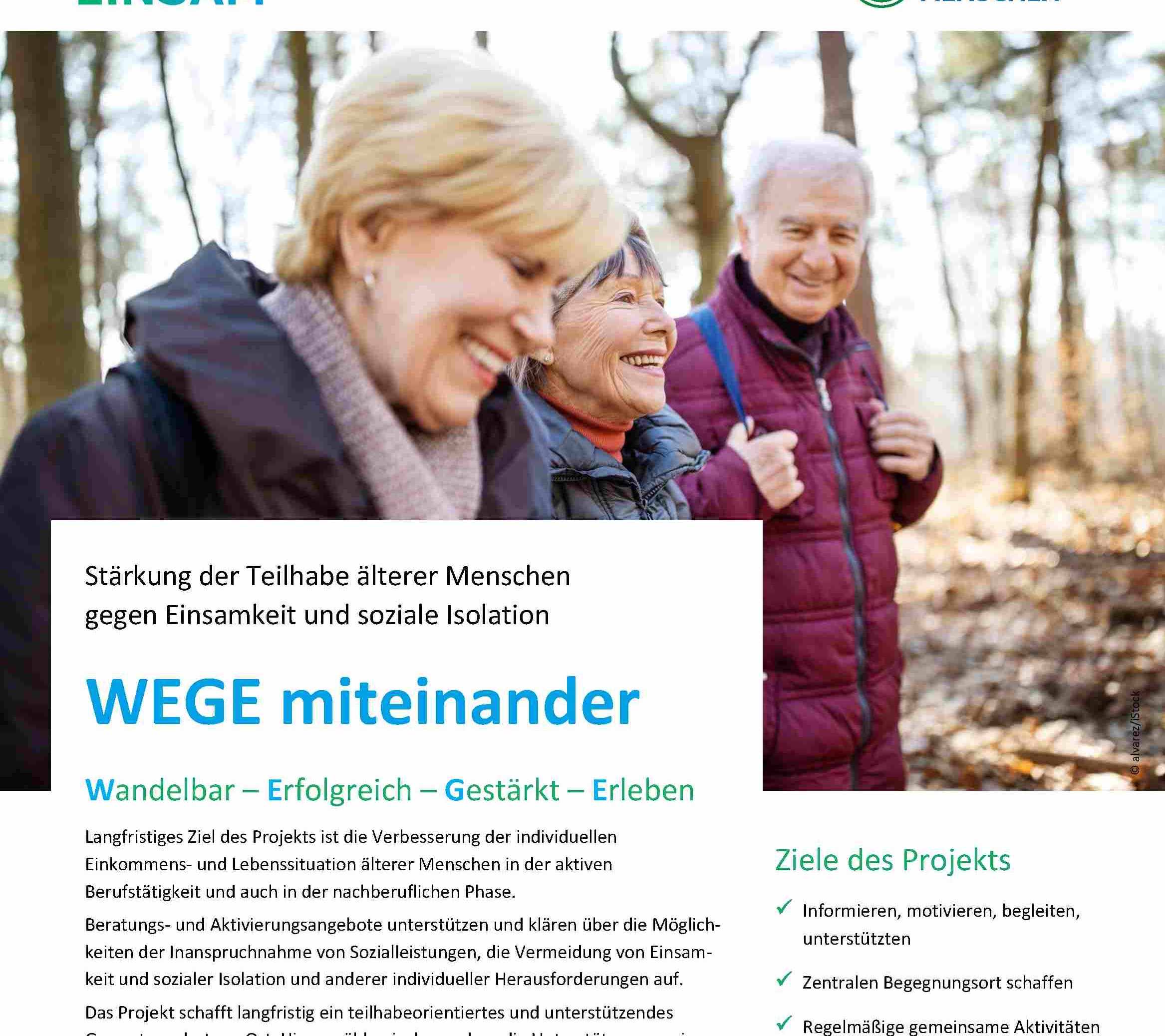 Flyer "WEGE miteinander" Flyer "WEGE miteinander"